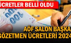AÖF Salon Başkanı ve Gözetmen Ücreti 2024