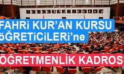 Fahri Kur’an kursu öğreticilerine öğretmenlik kadrosu mu geliyor?
