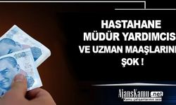 Hastane Müdür Yardımcısı ve Uzman Maaşlarında Şok