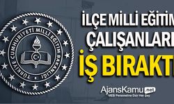 İlçe Milli Eğitim Müdürlüğü personelleri iş bıraktı