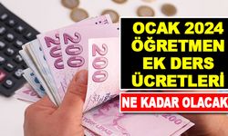Kadrolu ve Sözleşmeli Öğretmenlerin 2024 Ocak- Temmuz Ek Ders Ücretleri Belli Oldu
