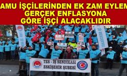 Kamu işçilerinden ek zam eylemi