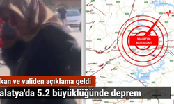 Malatya'da 5.2 büyüklüğünde deprem