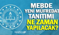 MEB'de Yeni müfredat ne zaman tanıtılacak?
