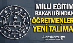 MEB'den Öğretmenlere Yeni Talimat!
