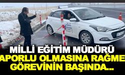 Milli eğitim müdüründen örnek davranış