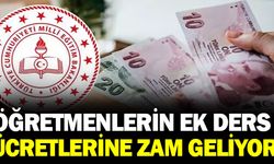 Öğretmenlerin ek ders ücretlerine ekstra zam geliyor!