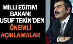 Bakan Yusuf Tekin, önemli açıklamalarda bulundu