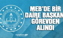 MEB'de Bir Daire Başkanı Daha Görevden Alındı