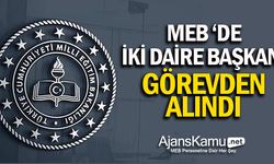 MEB'de İki Daire Başkanı Görevden Alındı