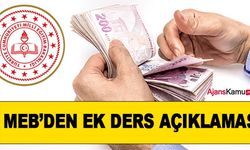 MEB'den Ek Derslerle İlgili Açıklama