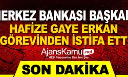 Merkez Bankası Başkanı Hafize Gaye Erkan İstifa Etti !