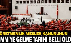 Öğretmenlik Meslek Kanunu'nun Meclis'e Gelme Tarihi Belli Oldu!