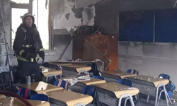 Okul Yangınında Sınıflar Harabeye Döndü!