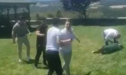 Kapatılan kolejin yöneticileri görüşmek için çağırdıkları öğretmenleri darbetti