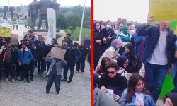 Harran Üniversitesi öğrencilerinden eylem