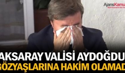 Aksaray Valisi Küskün Aileleri Barıştırdı Gözyaşlarına Hakim Olamadı